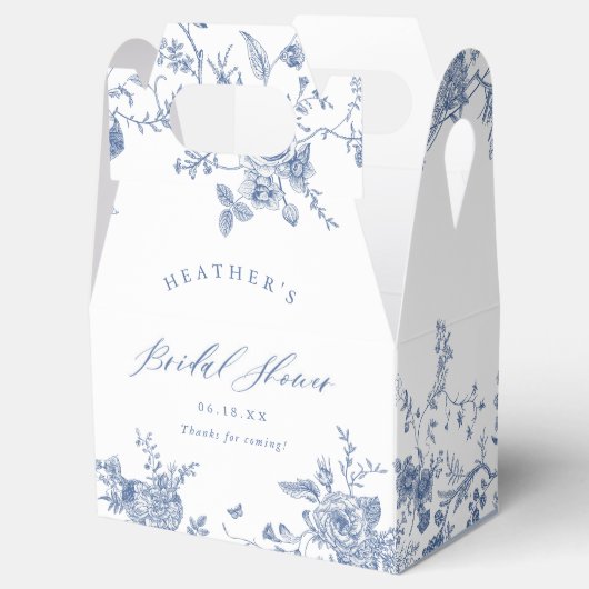 Ballotins Fête de mariage floral bleu quelque chose (Ouvert)