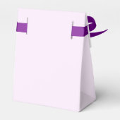 Ballotins Fête de mariage floral Paonée Violette (Arrière)