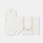 Ballotins Fête de mariage floral parfait poire (Déplié)