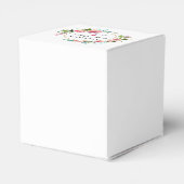 Ballotins Fête de mariage floral Pivoine Rose Rustique (Arrière)