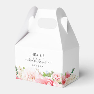 Ballotins Fête de mariage floral rose saumon Pivoine