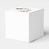 Ballotins Fête de mariage floral rose violet pour la mariée (Verso)