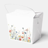 Ballotins Fête de mariage floral sauvage vibrant (Arrière)