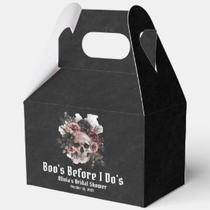 Ballotins Fête de mariage Floral Skull Boo's Before I Do's