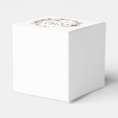 Ballotins Fête de mariage florale rose blush rustique (Arrière)