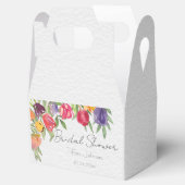 Ballotins Fête de mariage Fun and Bright Tulipes et Verdure (Ouvert)