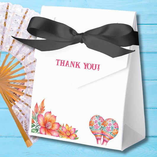 Ballotins Fête de mariage mexicain avec fleurs roses