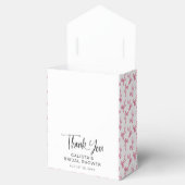 Ballotins Fête de mariage personnalisée Coquette Ruban Rose (Ouvert)