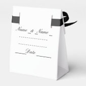 Ballotins Fête de mariage personnalisée Favoriser les sacs c (Arrière)