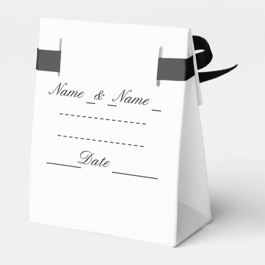 Ballotins Fête de mariage personnalisée Favoriser les sacs c (Arrière)