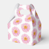 Ballotins Fête de mariage ruban floral rose (Arrière)