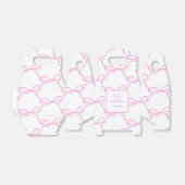 Ballotins Fête de mariage Ruban Rose (Déplié)