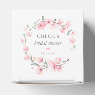 Ballotins Fête de mariage rustique rose blush floral