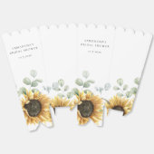 Ballotins Fête de Mariage Tournesol Eucalyptus L'amour est d (Déplié)