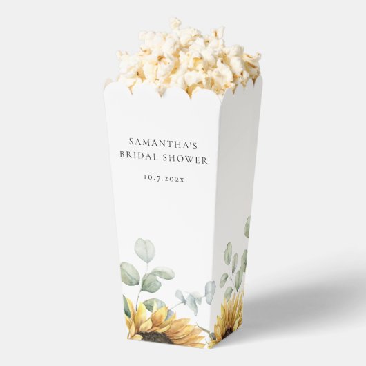 Ballotins Fête de Mariage Tournesol Eucalyptus L'amour est d (Sauté)