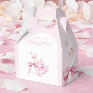 Ballotins Fête de naissance Bébé Cygne Rose Coquette