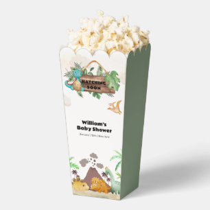 Ballotins Fête de naissance Bébé Volcan de Popcorn Dinosaure