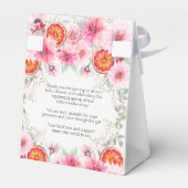 Ballotins Fête de naissance : Fleurs aquarelles Citron et Ro (Arrière)