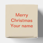 Ballotins Fête de Noël Gingerbread Homme Custom Ballotin (Haut)