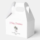 Ballotins Fête de Noël tropicale Palm Trees Beach (Recto)