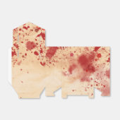 Ballotins Fête de papier gothique d'Halloween de vinyle sang (Déplié)