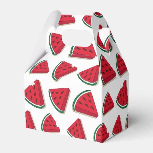 Ballotins Fête de pastèque boîte de préférence (Arrière)