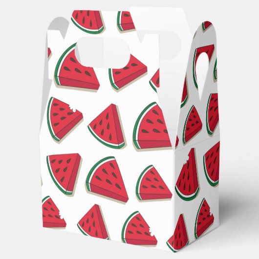 Ballotins Fête de pastèque boîte de préférence (Ouvert)