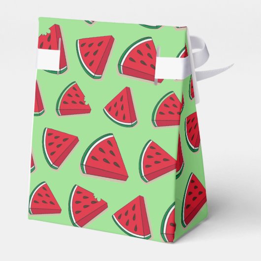 Ballotins Fête de pastèque boîte de préférence (Arrière)