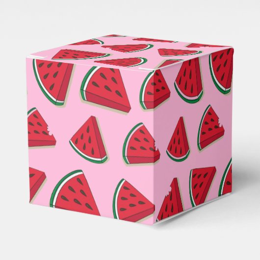 Ballotins Fête de pastèque boîte de préférence (Verso)