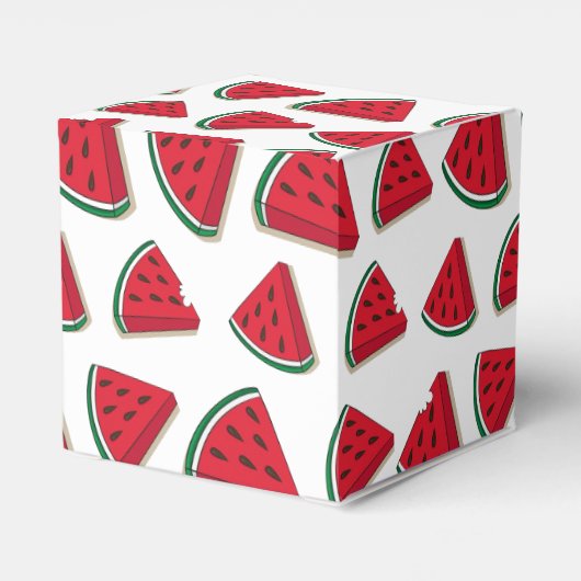 Ballotins Fête de pastèque boîte de préférence (Arrière)
