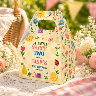 Ballotins Fête de pique-nique floral pour le 2e anniversaire