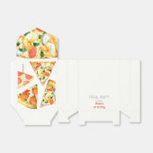 Ballotins Fête de pizza Watercolor (Déplié)