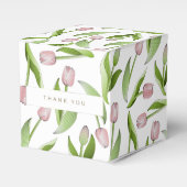 Ballotins Fête de remerciement de fleur de tulipe rose moder (Verso)