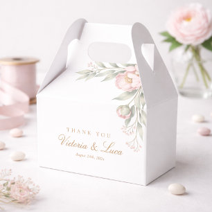 Ballotins Fête de remerciement pour les pivoines roses en fl