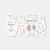 Ballotins Fête de révélation de genre de crème glacée (Déplié)