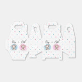 Ballotins Fête de révélation de genre garçon ou fille (Déplié)