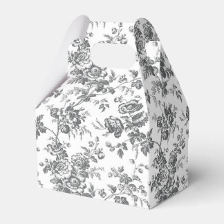 Ballotins Fête de toile française noire et blanche Favoriser