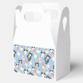 Ballotins Fête des chats sur Pois bleus (Ouvert)