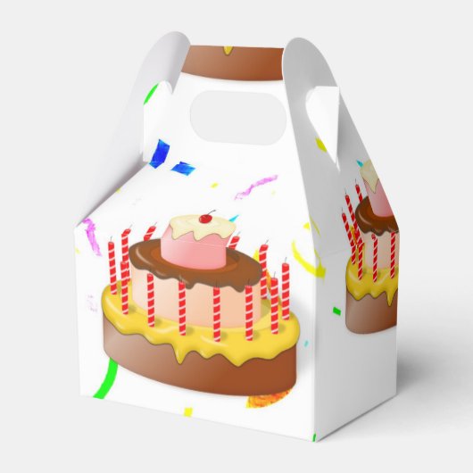 Ballotins fête des gâteaux d'anniversaire (Verso)