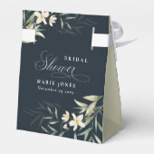 Ballotins Fête des mariées à bouquet floral blanc marine (Arrière)