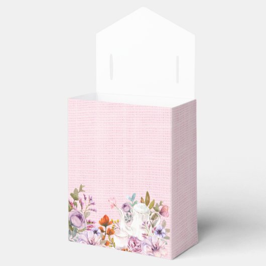 Ballotins Fête des mariées à thème Fleurs d'aquarelle Tea Pa (Ouvert)