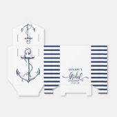 Ballotins Fête des mariées Ancre nautique (Déplié)