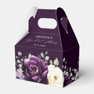 Ballotins Fête des mariées blanche d'aubergine de prune viol