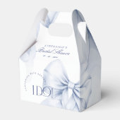 Ballotins Fête des mariées Bleu Bow (Verso)