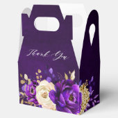 Ballotins Fête des mariées botanique royale violet violet or (Ouvert)