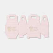 Ballotins Fête des mariées Champagne Rose, Chérie ! (Déplié)