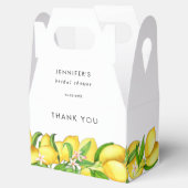 Ballotins Fête des mariées citron aquarelle (Ouvert)