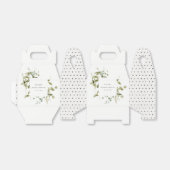 Ballotins Fête des mariées d'aquarelle de feuillage botaniqu (Déplié)