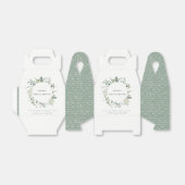 Ballotins Fête des mariées d'aquarelle de l'Eucalyptus botan (Déplié)