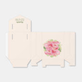 Ballotins Fête des mariées d'aquarelle Rose romantique (Déplié)